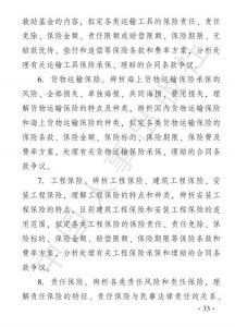 2019年经济师考试大纲——《中级保险专业》