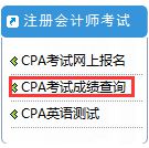 注册会计师考试成绩查询